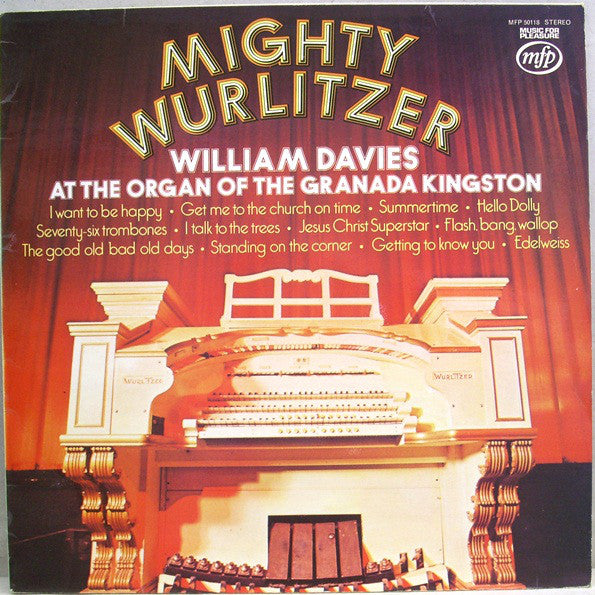 William Davies - Mighty Wurlitzer - Used Vinyl Record