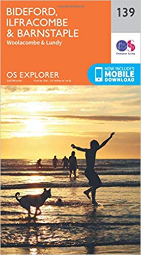 Ordnance Survey - Bideford, Ilfracombe and Barnstaple : 139 - New Shee