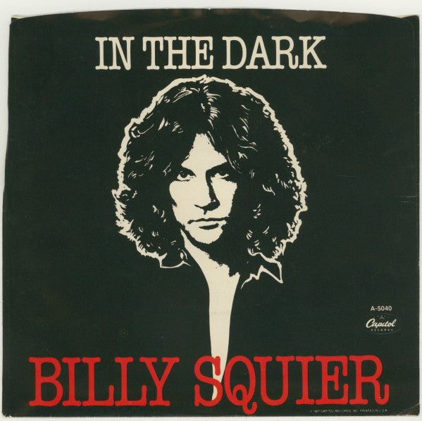 Billy Squier - In The Dark - Used Vinyl Record 7"