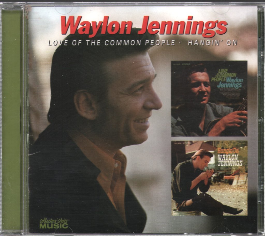 Waylon Jennings - Love Of The Common People • Hangin' On - Used CD