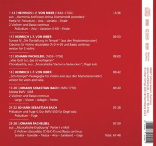 URBAN STRINGS - HEINRICH IGNAZ FRANZ VON BIBER - CD