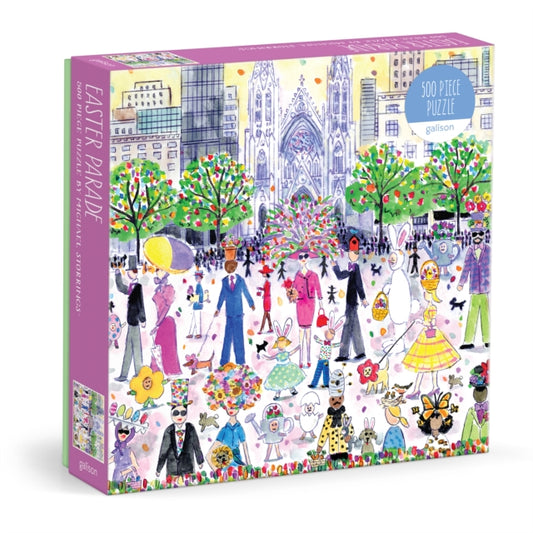 Galison - Michael Storrings Easter Parade 500 Piece Puzzle - New Jigsa