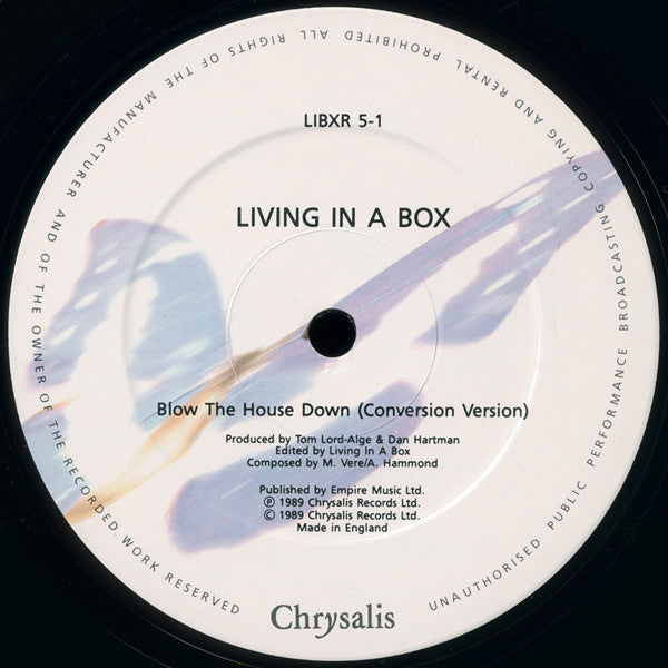 Living In A Box - Blow The House Down - Used Vinyl Record 12"