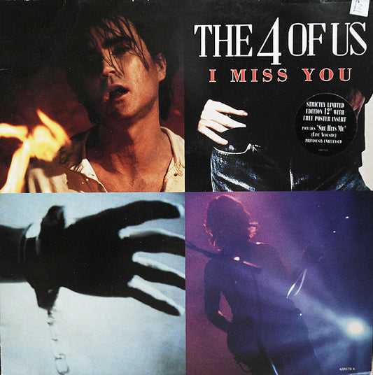 4 Of Us - I Miss You - Used Vinyl Record 12"