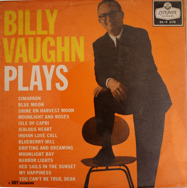 Billy Vaughn - Plays - Used Vinyl Record