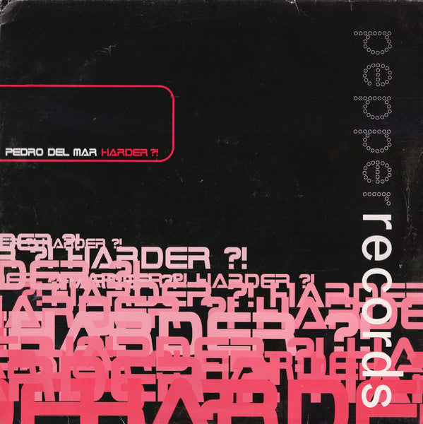 Pedro Del Mar - Harder?! - Used Vinyl Record 12"