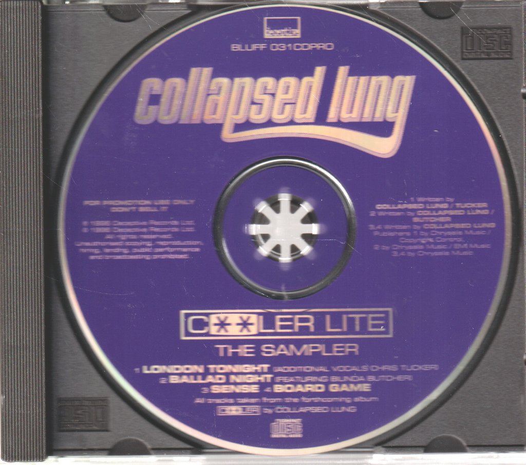 Collapsed Lung - C**ler Lite - The Sampler - Used CD
