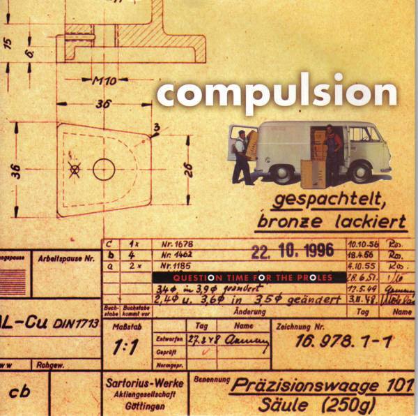 Compulsion - Question Time For The Proles - Used Vinyl Record 7"