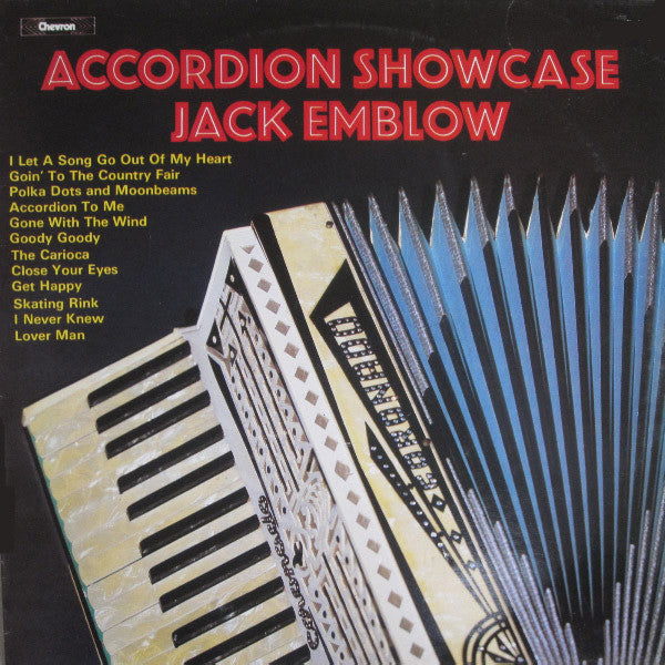 Jack Emblow - Accordion Showcase - Used Vinyl Record