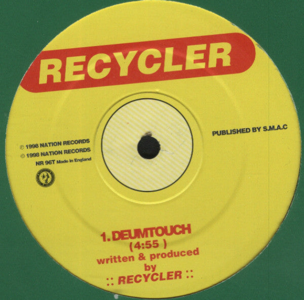 Recycler - Deumtouch - Used Vinyl Record 12"