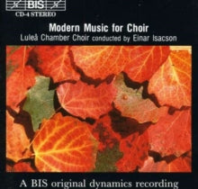 KAMMARKOR:ISACSON - MODERN MUSIC FOR CHOIR - CD