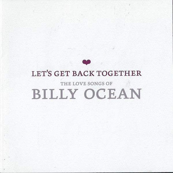 Billy Ocean - Let's Get Back Together - The Love Songs Of - Used CD