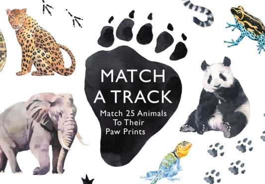 Match a Track : Match 25 Animals to Their Paw Prints - New Cards