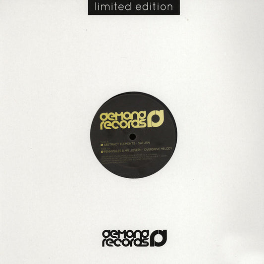 Abstract Elements - Saturn / Overdrive Melody - New Vinyl Record 12"