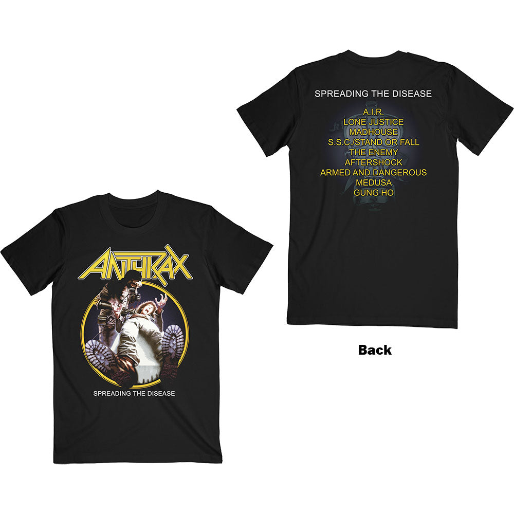 Anthrax - tshirt - Unisex - Short Sleeves - Small