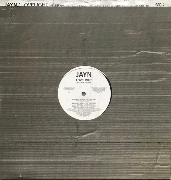 Jayn Hanna - Lovelight (Ride On A Love Train) - Used Vinyl Re