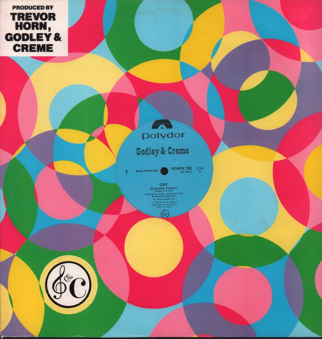 Godley & Creme - Cry (Extended Version) - Used Vinyl Record 12"