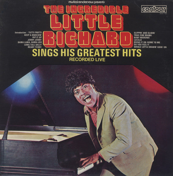 Little Richard - Incredible  Sings His Greatest Hits Recorded Live -