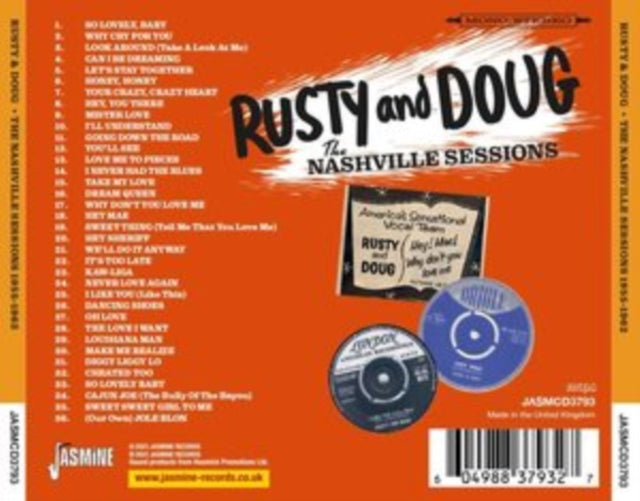 Rusty and Doug - The Nashville Sessions 1955-1962 CD - CD