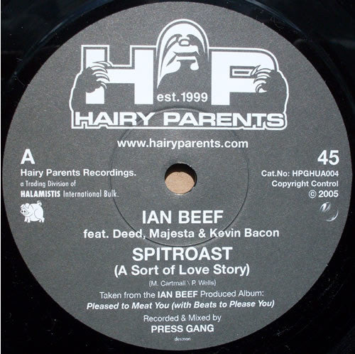 Ian Beef - Spitroast - Vinyl Record 7"