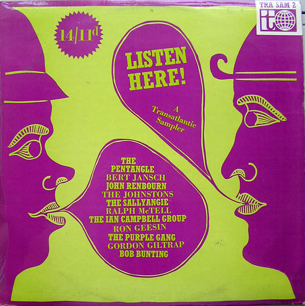 Various - Listen Here! A Transatlantic Sampler - Used Vinyl Record