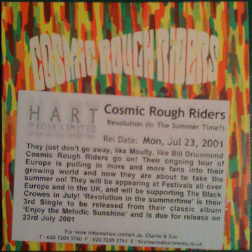Cosmic Rough Riders - Revolution (In The Summertime?) - Used