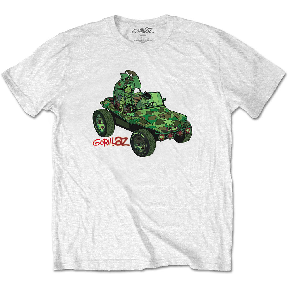 Gorillaz - tshirt - Unisex - Short Sleeves - X-Large