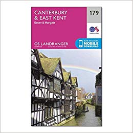 Ordnance Survey - Canterbury & East Kent, Dover & Margate : 179 - New