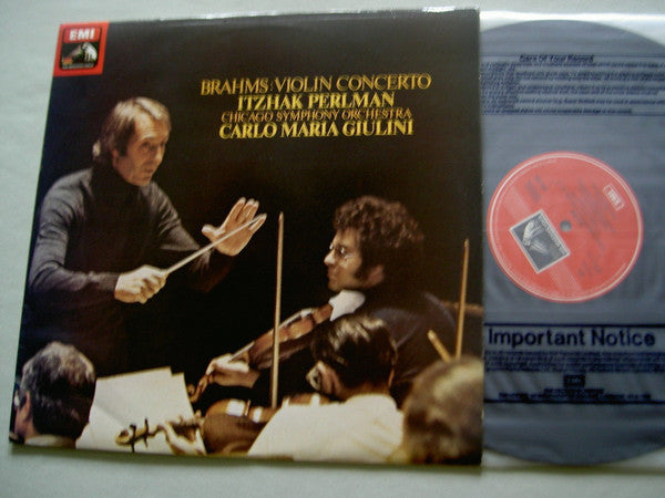 Johannes Brahms - Violin Concerto In D, Op.77 - Used Vinyl Record
