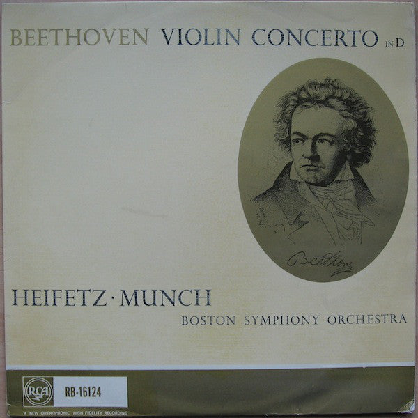 Ludwig van Beethoven - Violin Concerto (In D) - Used Vinyl Record