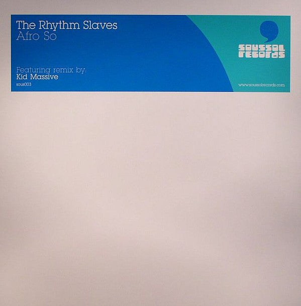 Rhythm Slaves - Afro So - Used Vinyl Record 12"