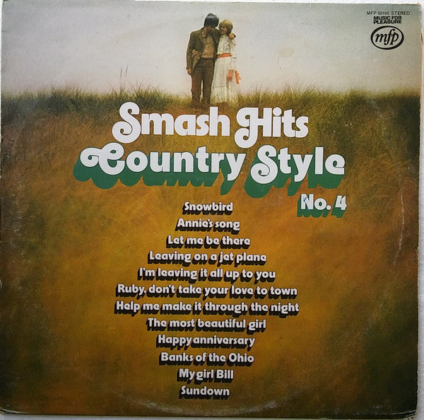 Unknown Artist - Smash Hits Country Style No.4 - Used Vinyl Record