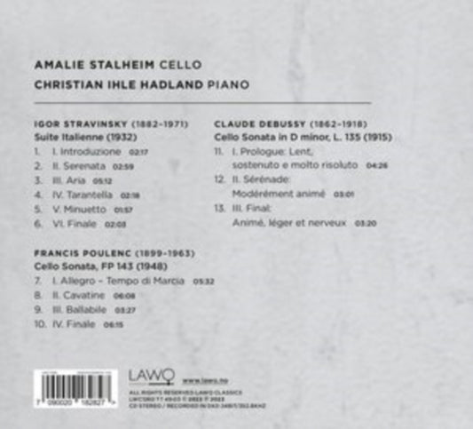 Amalie Stalheim/Christian Ihle Hadland: Stravinsky/Poulenc/... - CD