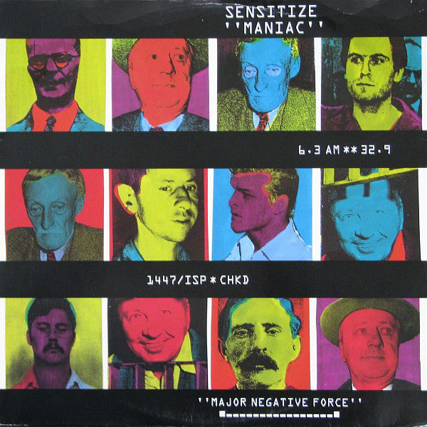 Sensitize - Maniac - Used Vinyl Record 12"