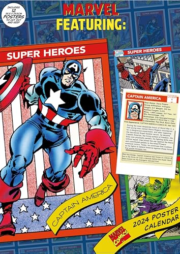 Marvel Classics A3 Poster Calendar - New Paperback