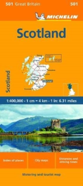 Michelin - Scotland -  Regional Map 501 - New Sheet map