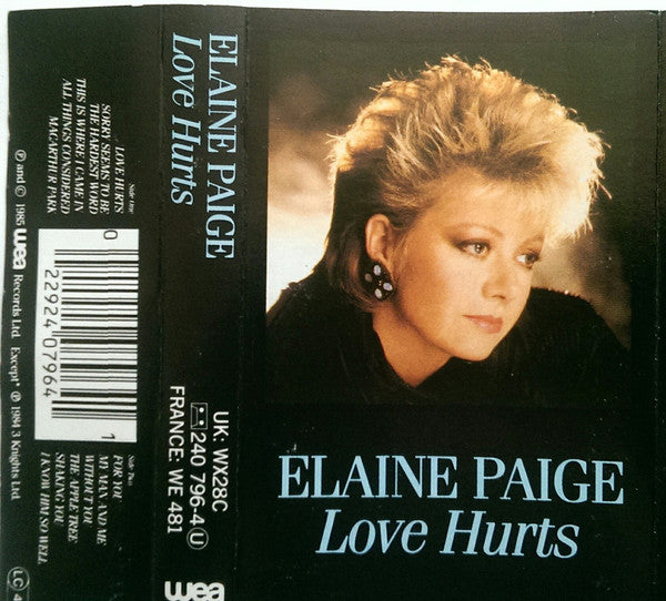 Elaine Paige - Love Hurts - Used Cassette