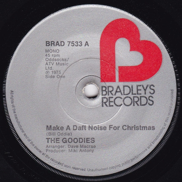 Goodies - Make A Daft Noise For Christmas - Used Vinyl Record 7"