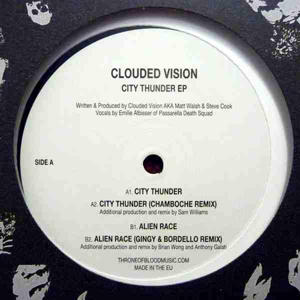 Clouded Vision - City Thunder EP - New Vinyl Record 12"
