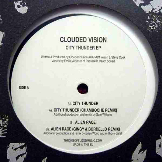 Clouded Vision - City Thunder EP - New Vinyl Record 12"