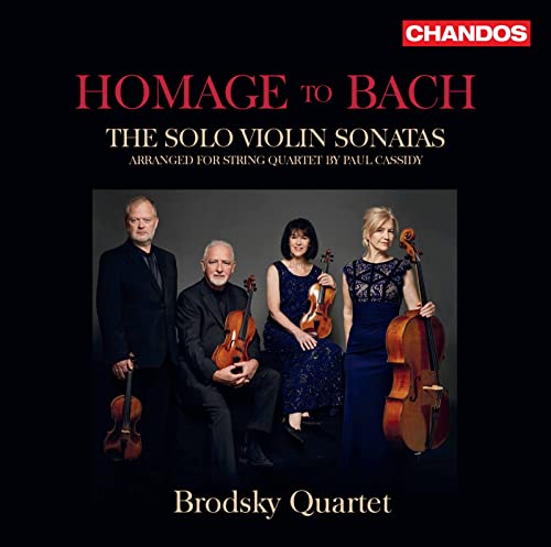 BRODSKY QUARTET - HOMAGE TO BACH:SOLO VIOLIN - cd