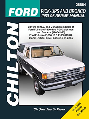 Haynes - CH Ford Pick Ups And Bronco 1980-96 - Paperback