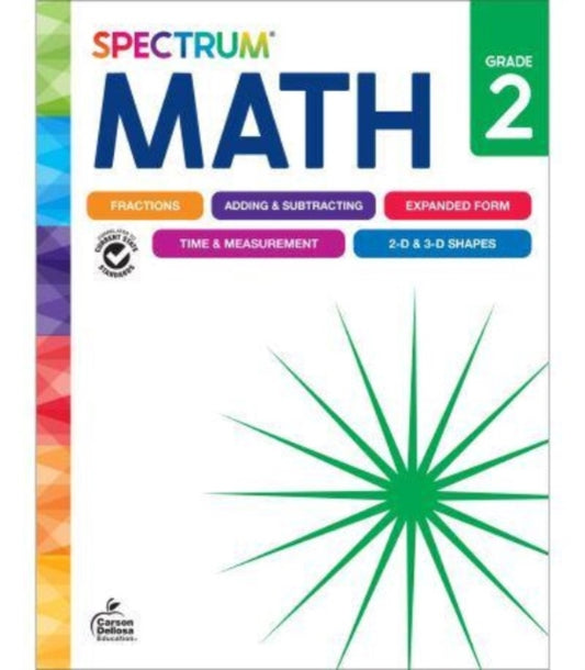 Spectrum - Math Workbook Grade 2 - New Paperback