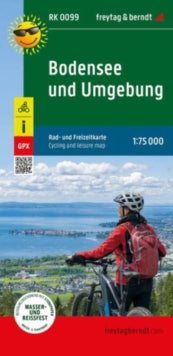 Lake Constance and surroundings, bike and leisure map 1:75,000, freyta