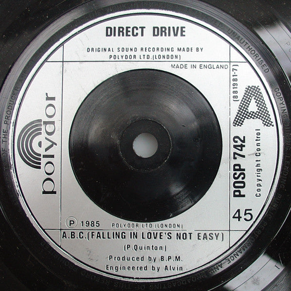 Direct Drive - A.B.C. (Falling In Love's Not Easy) - Used Vinyl Reco