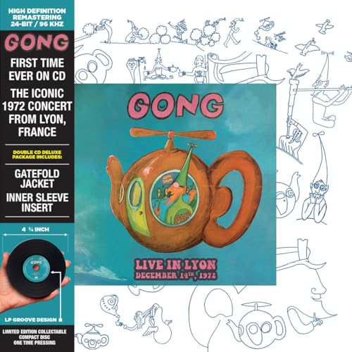 GONG - LIVE IN LYON 1972 (2CD) - DCD