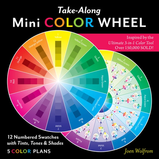 Joen Wolfrom - Take-Along Mini Color Wheel : 12 Numbered Swatches with