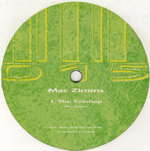 Mac Zimms - Saxshop / Sounds Of Soul - Used Vinyl Record 12"