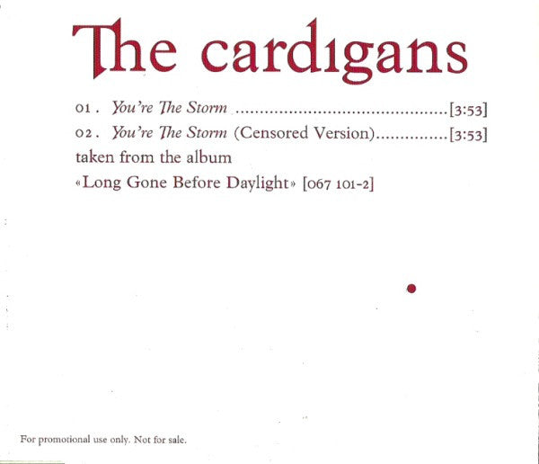 Cardigans - You're The Storm - Used CD