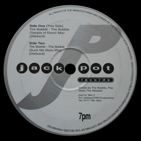 Bubble - Used Vinyl Record 12"